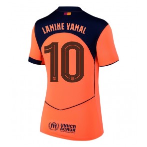 Lacne Ženy Futbalové dres Barcelona Lamine Yamal #10 2025-26 Krátky Rukáv - Tretina
